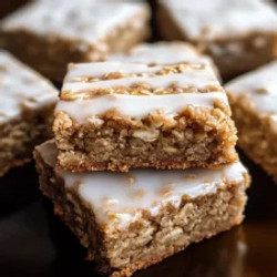 Iced Oatmeal Cookie Bar Recipe