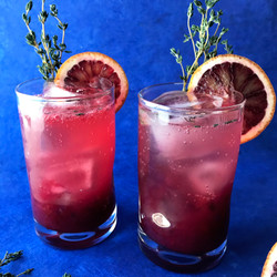 Blood Orange Thyme Fizz