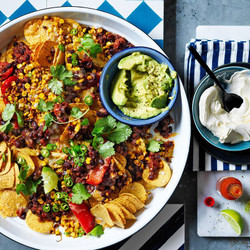 Mexican Black Bean Corn Nachos Matt Preston
