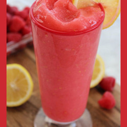 Raspberry Lemonade Slushie