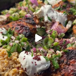 Mediterranean Chicken &amp; Rice Bowl