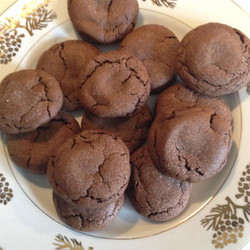 Rolo-filled Chocolate Cookies