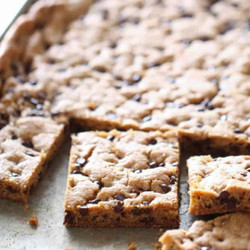Sheet Pan Chocolate Chip Cookie Bars