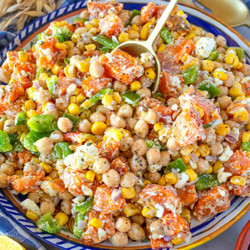 Dense Chickpea Sweet Potato Salad (healthy Marinade)