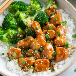 Pollo Teriyaki con Arroz