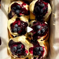Blueberry Cinnamon Rolls
