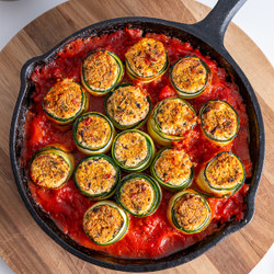 Mediterranean Zucchini Roll Ups