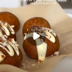 Carrot Cake Protein Balls