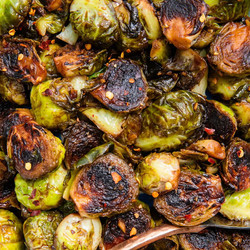 Honey-balsamic Glazed Brussels Sprouts