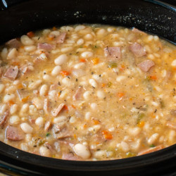 Slow Cooker Ham And Beans