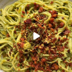 Herby Pea Pasta With Smoky Tofu Crumb