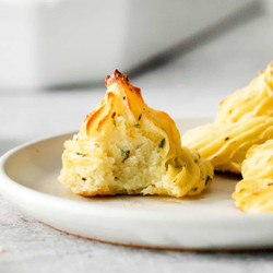 Cheesy Dutchess Potatoes￼