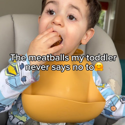 Baby Friendly Meatballs (+8 Months)