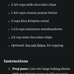 Chocolate No-Bake Cookies