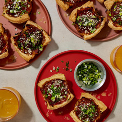 Meatball Pastry Puffs