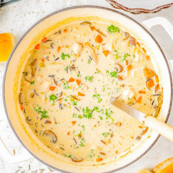 Creamy Turkey Wild Rice Soup