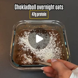 Chokladboll Overnight Oats