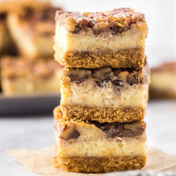 Pecan Pie Cheesecake Bars