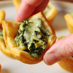 Spinach Artichoke Cups