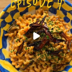 Creamy Gochujang Pasta With Smoky Shiitake Mushrooms