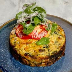 Cheese, Potato And Basil Sformato brunch fritata