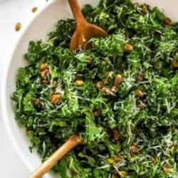 Easy Kale Salad With Lemon Dressing
