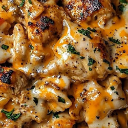 Creamy Garlic Chicken Bowtie Skillet