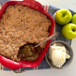 Sourdough Apple Crisp