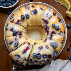 Lemon Blueberry Pound Cake