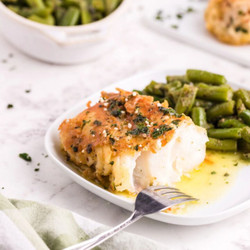 Pan Fried Garlic Butter Cod
