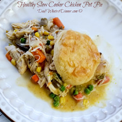 Healthy Slow Cooker Chicken Pot Pie