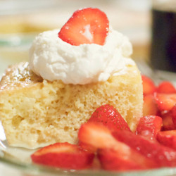 Tres Leches Cake With Berries...Ina Garten