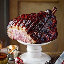 Treacle-roast Ham With Spiced Rum Glaze