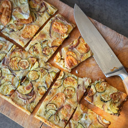 Scarpaccia With Courgettes And Potatoes