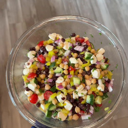 5 Minute Dense Bean Salad Lunch Meal Prep