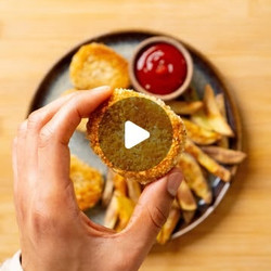 Kichererbsen-nuggets