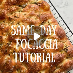 Same-day Focaccia