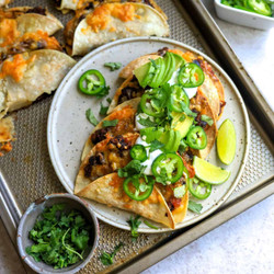 Crispy Black Bean Tacos
