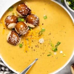Vegetarian Beer Cheese Soup