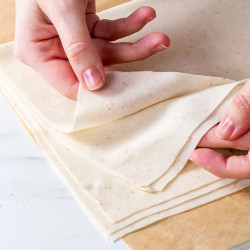 Homemade Gluten Free Filo Pastry (phyllo Dough)