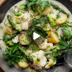Springtime Fish Chowder soup