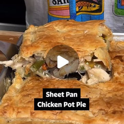 Sheet Pan Chicken Pot Pie