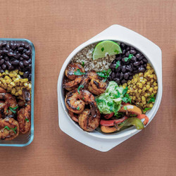 15 Minute Shrimp Chipotle Bowl Meal Prep