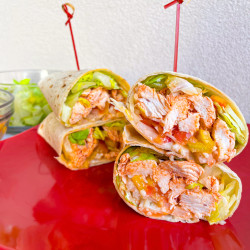 Classic Buffalo Chicken Wraps