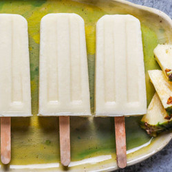 Boozy Piña Colada Popsicles Recipe