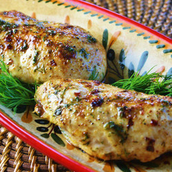Three-ingredient Baked Chicken Breasts