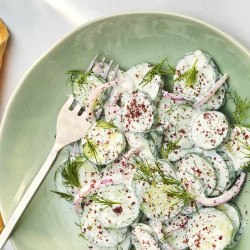 Sour Cream Cucumber Salad | Food &amp; Wine