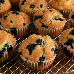 Easy Gluten-free Blueberry Muffins