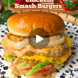 Chicken Smash Burgers