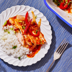 Saucy, Tangy Slow-roast Sambal Salmon